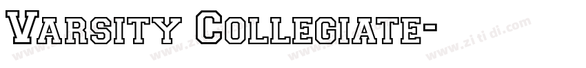Varsity Collegiate字体转换